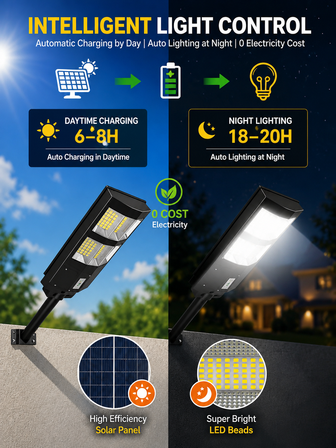 Solar Street Light I 15000LM