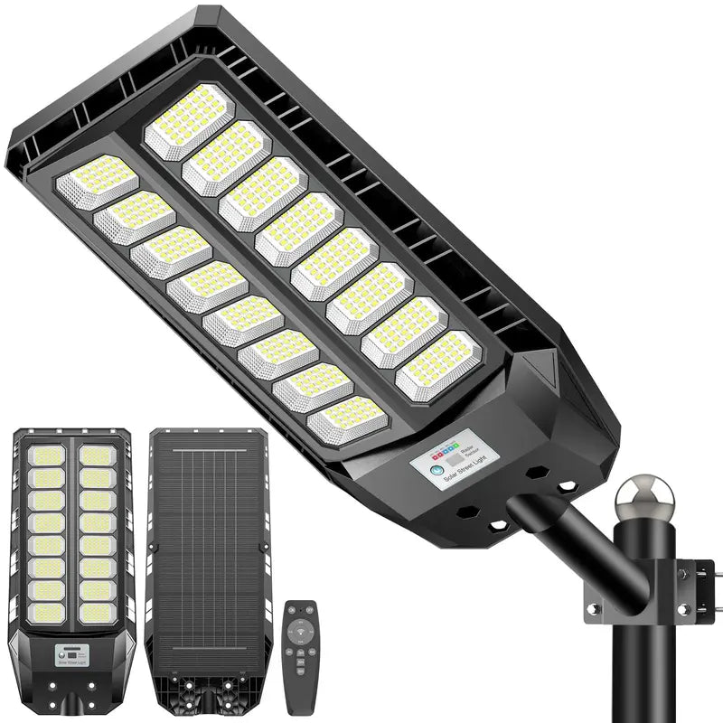 Solar Street Light Outdoor LED Motion Sensor with Remote Control, IP66 Rated