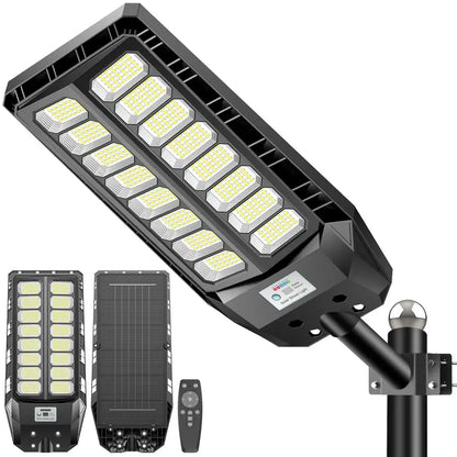 Solar Street Light Outdoor LED Motion Sensor with Remote Control, IP66 Rated