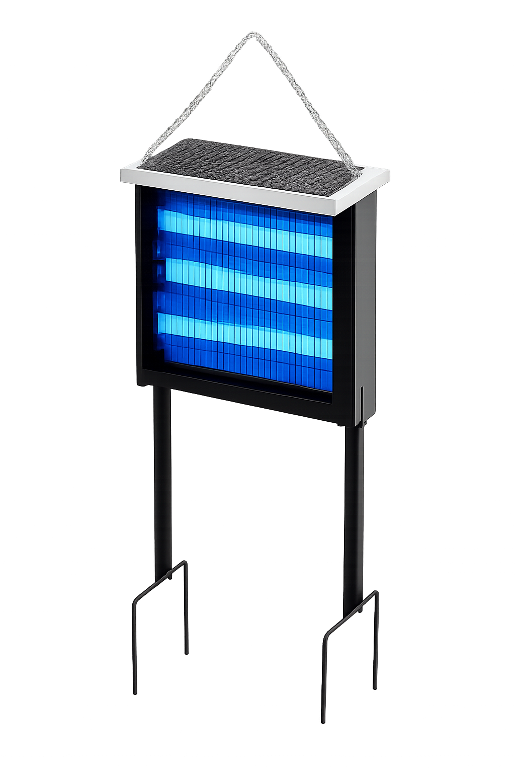 Solar Bug Zapper Outdoor Insect Light Trap with UV LED