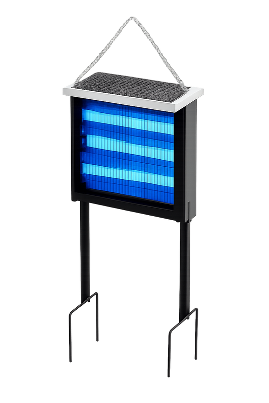 Solar Bug Zapper Outdoor Insect Light Trap with UV LED