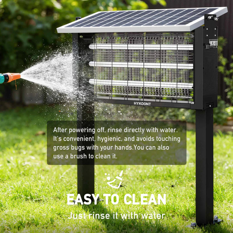Solar Bug Zapper 30W – Triple UV Mosquito Killer for Large Outdoor Spaces