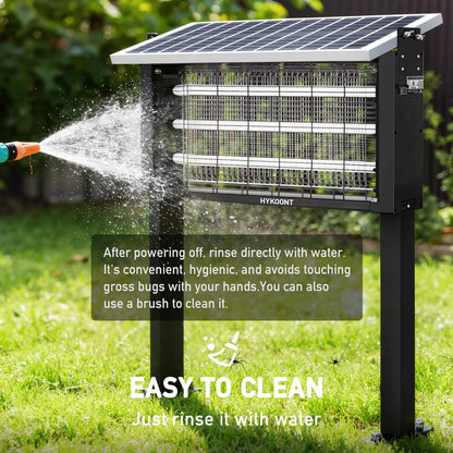Solar Bug Zapper 30W – Triple UV Mosquito Killer for Large Outdoor Spaces