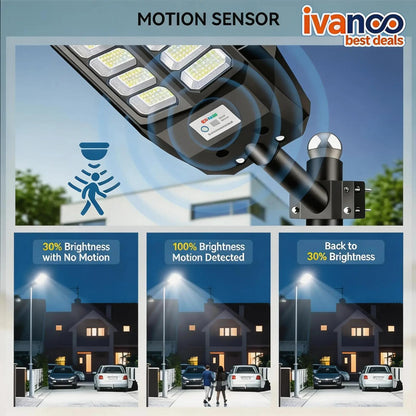 8000W Solar Street Light with Remote