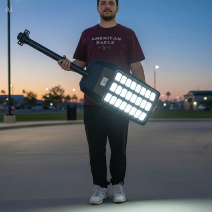 IvanCo Solar Street Light 8700Lm | Never Goes Dark