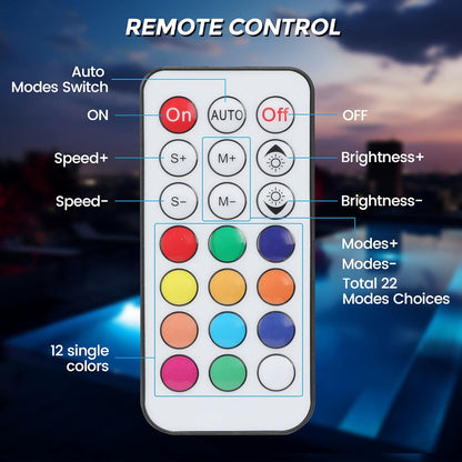 IvanCo Best Deal 10W RGB Pool Light – App Control | IP68 | No Draining | Magnetic Install