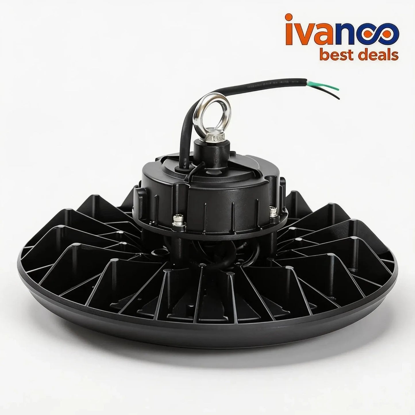 Ivancio high-bay light fixture on a white background